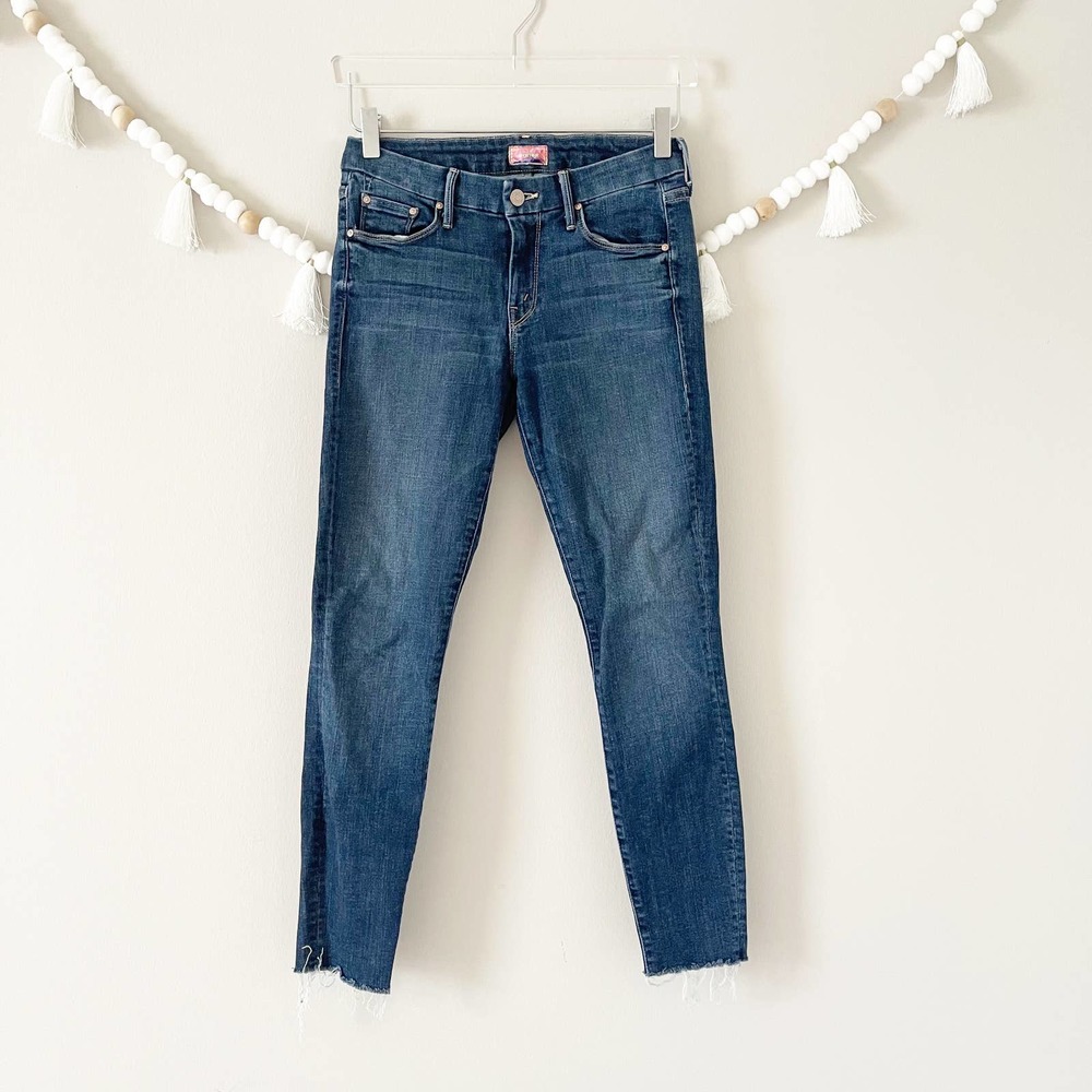 Mother Looker Ankle Fray Jeans